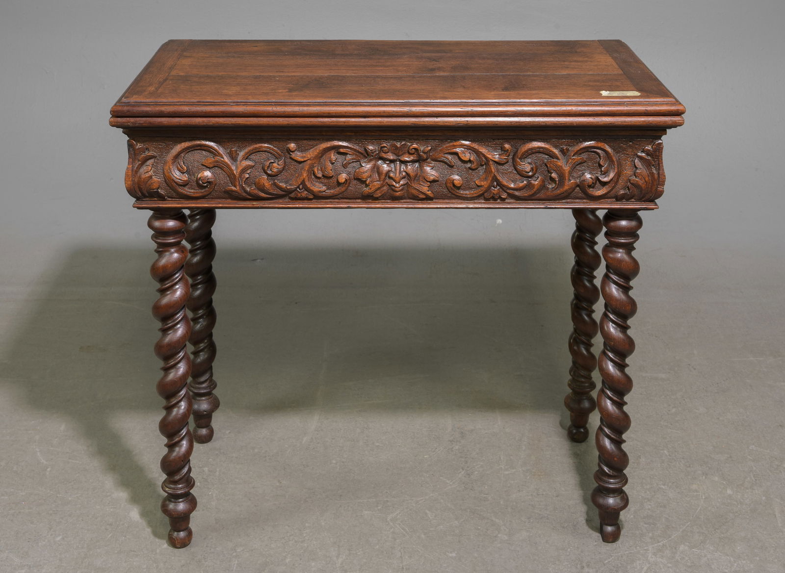 Renaissance Style French Twist Card / Game Table (1 of 6)