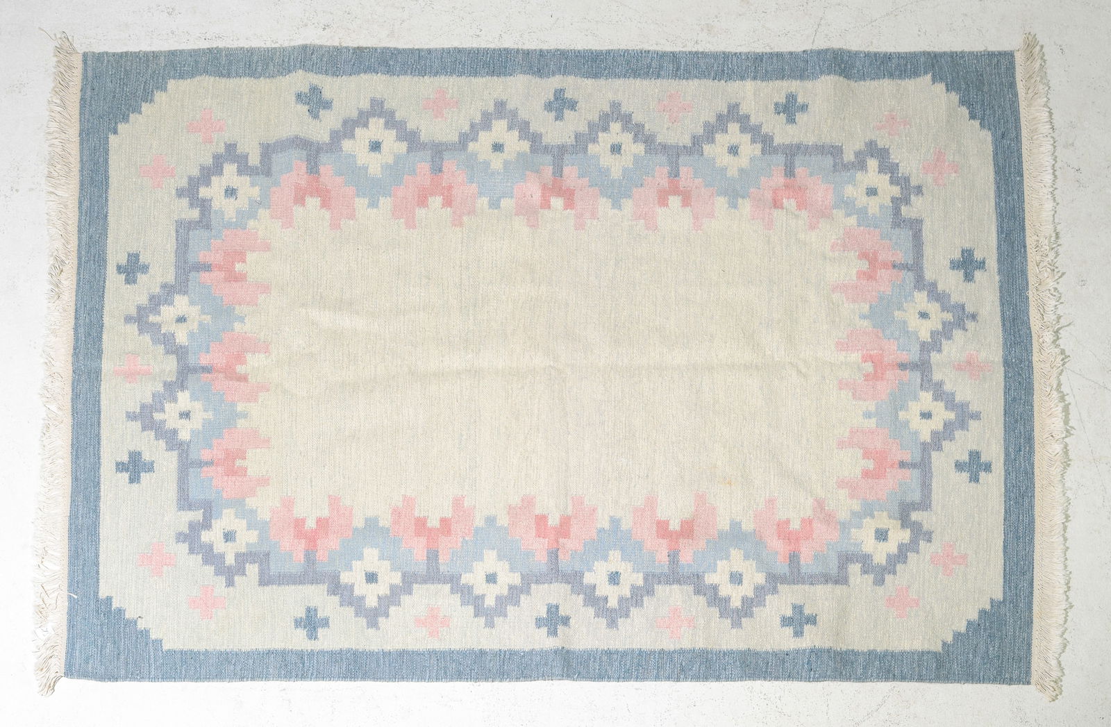 Swedish Rollakan Rug Flatweave Wool - Rug - 7'8 x 5'7 (1 of 3)