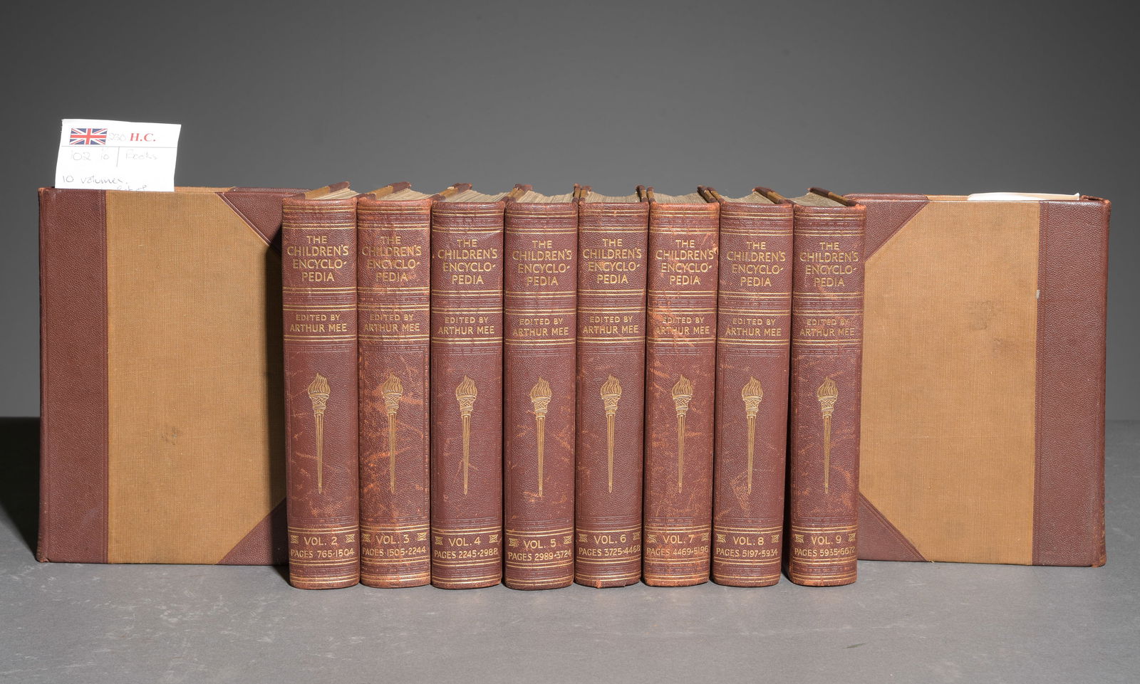 Vol. 1-10 "The Childrens Encyclopedia" Books (1 of 3)