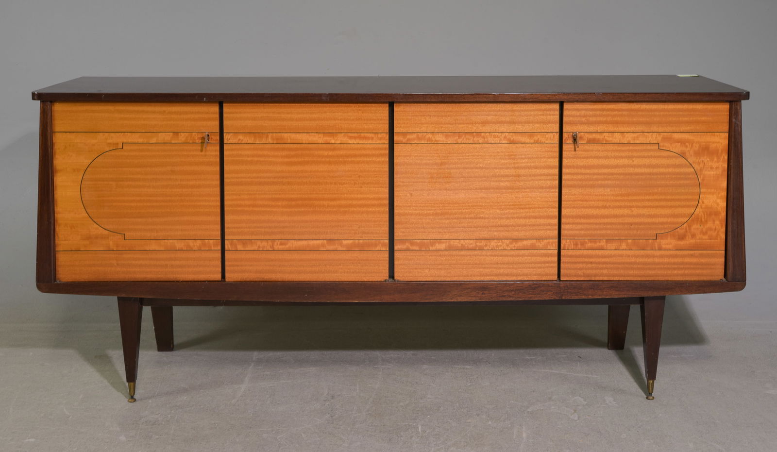 French Modern Four Door Sideboard / Enfilade (1 of 9)