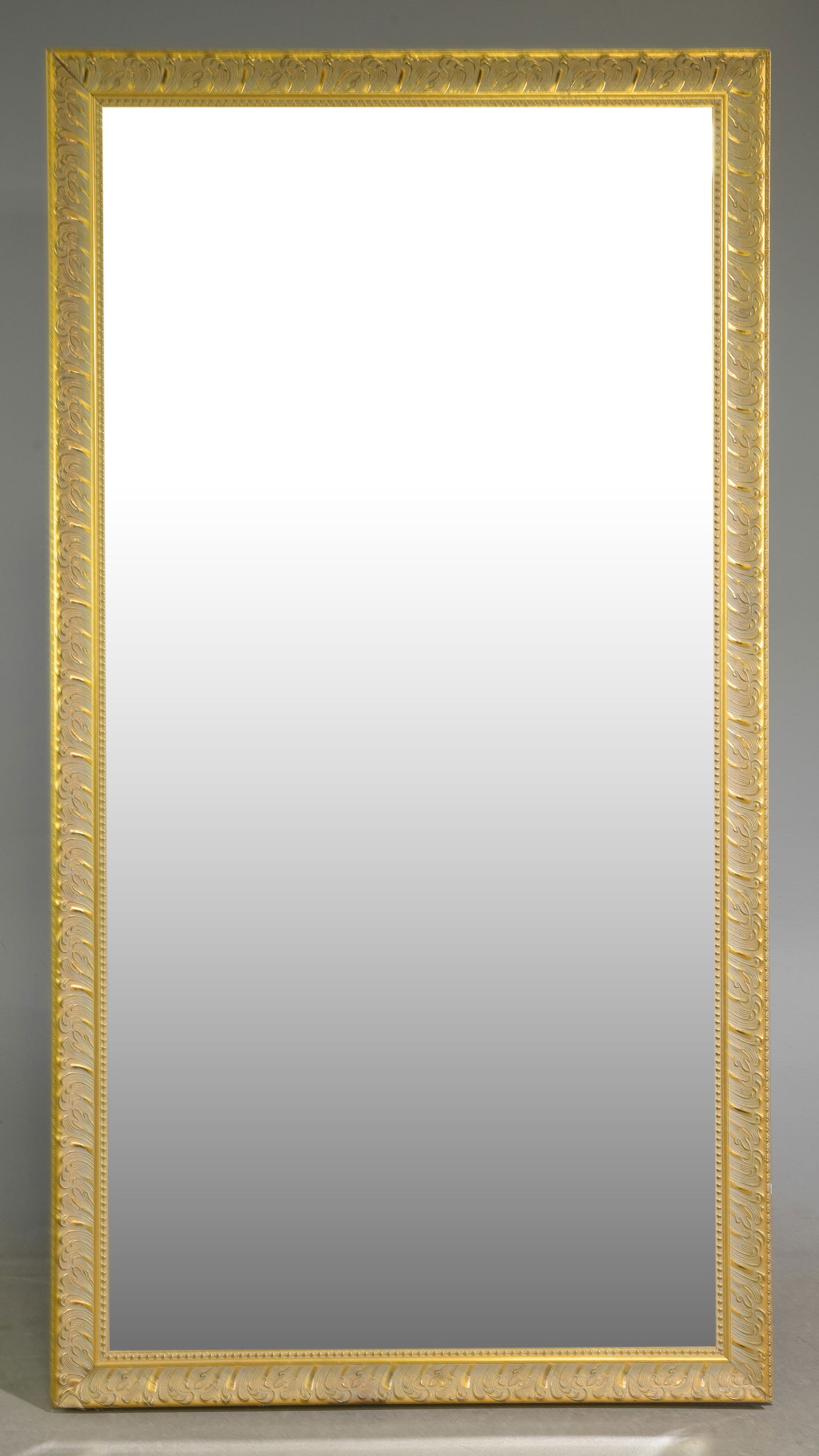 French Style Large Gold Framed Beveled Mirror (1 of 4)
