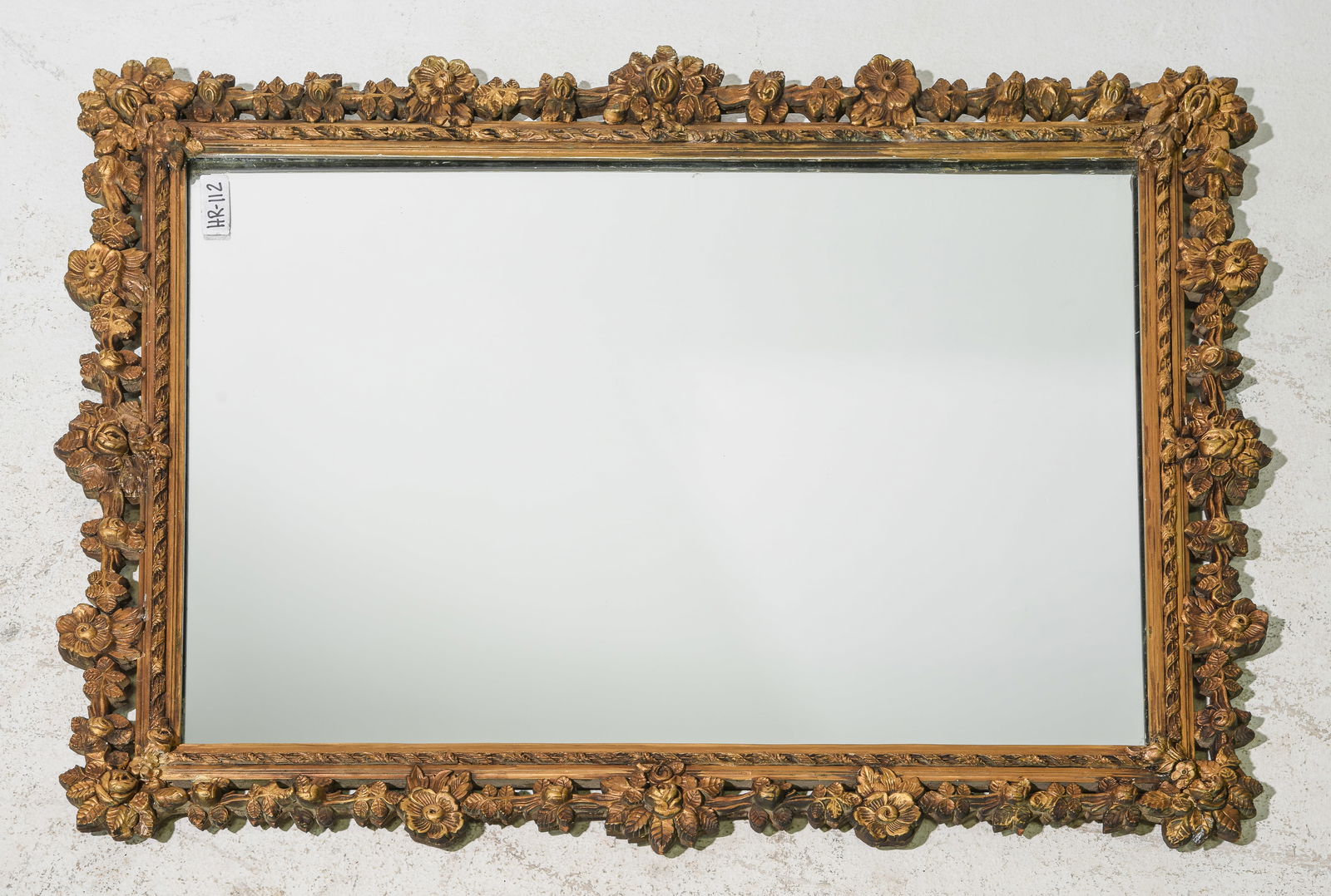 Floral Carved Gold Gilt Framed Mirror (1 of 4)