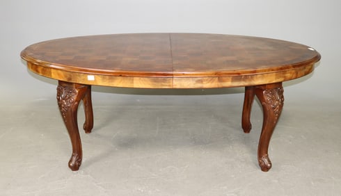 Louis XV Style Oval Dining Table