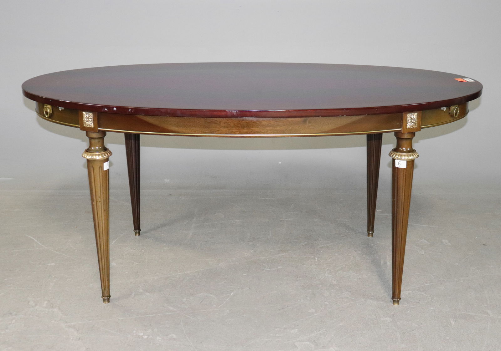Louis XV Style Oval Walnut Dining Table (1 of 3)