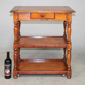 Louis Philippe Style 3 Tier Trolley
