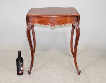 Louis XV Style Walnut Drop Sided Table