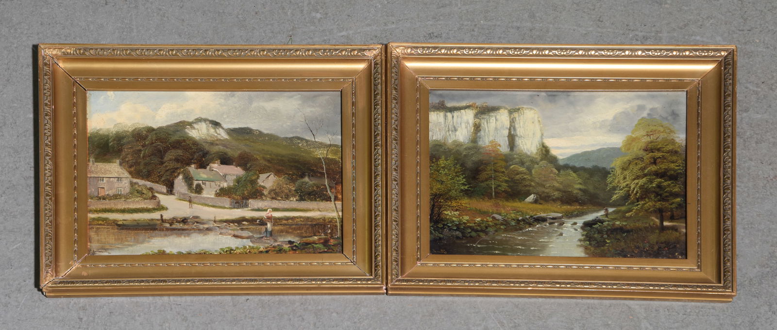 2 Small Framed Oil On Canvas Art - Signed (1 of 6)