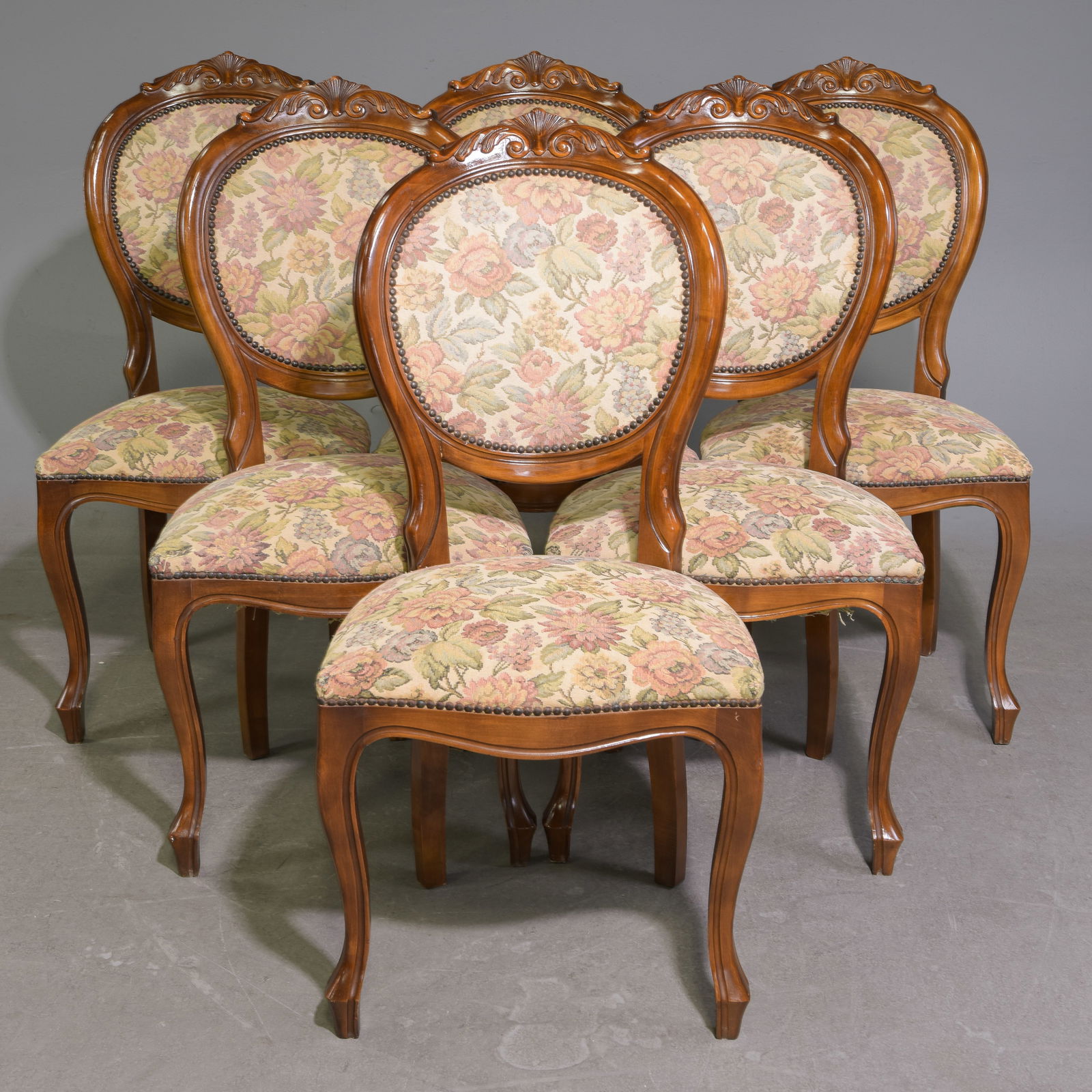 Set of 6 Mahogany Dining Chairs (1 of 5)