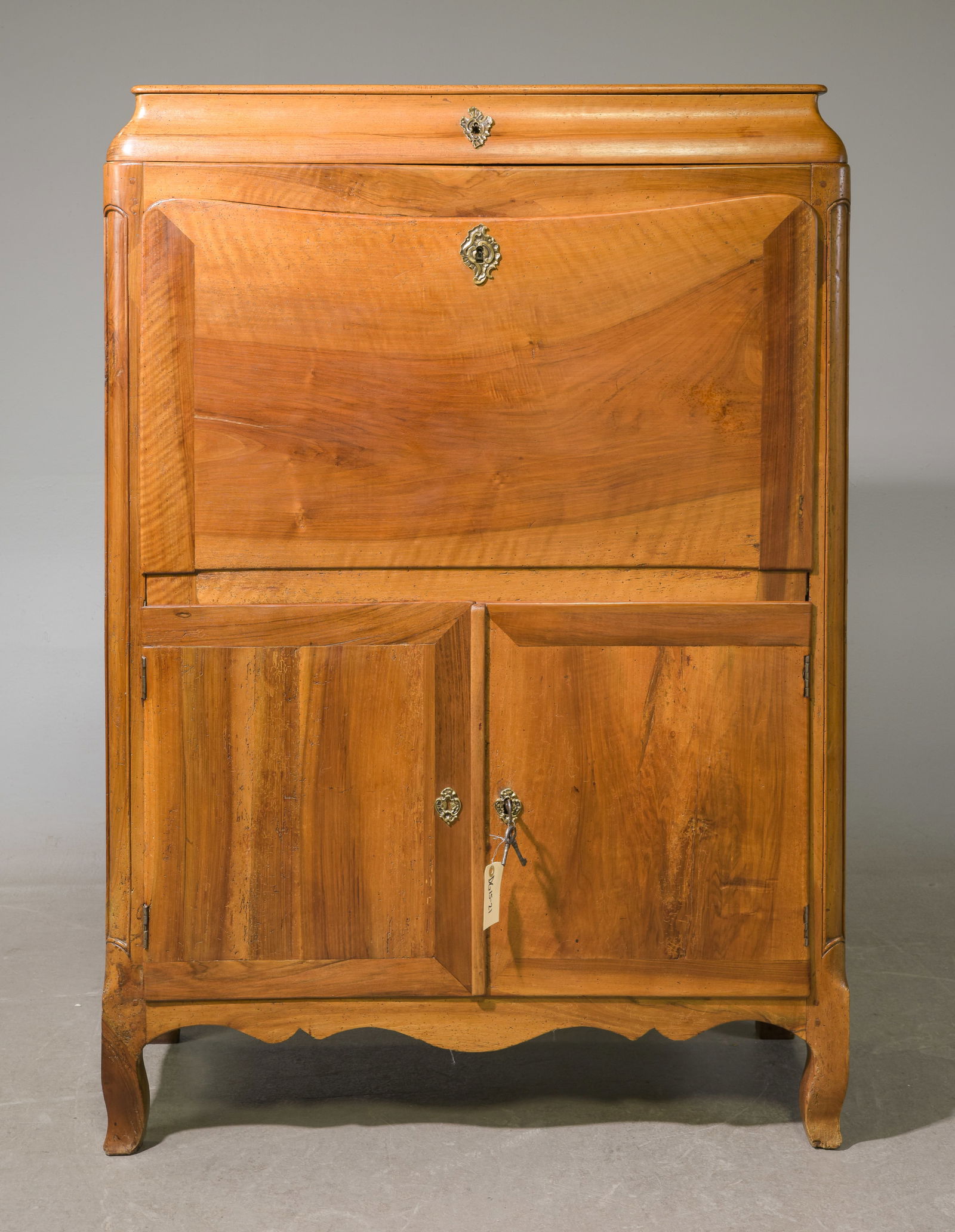 French Walnut Secretary Abattant / Desk (1 of 9)