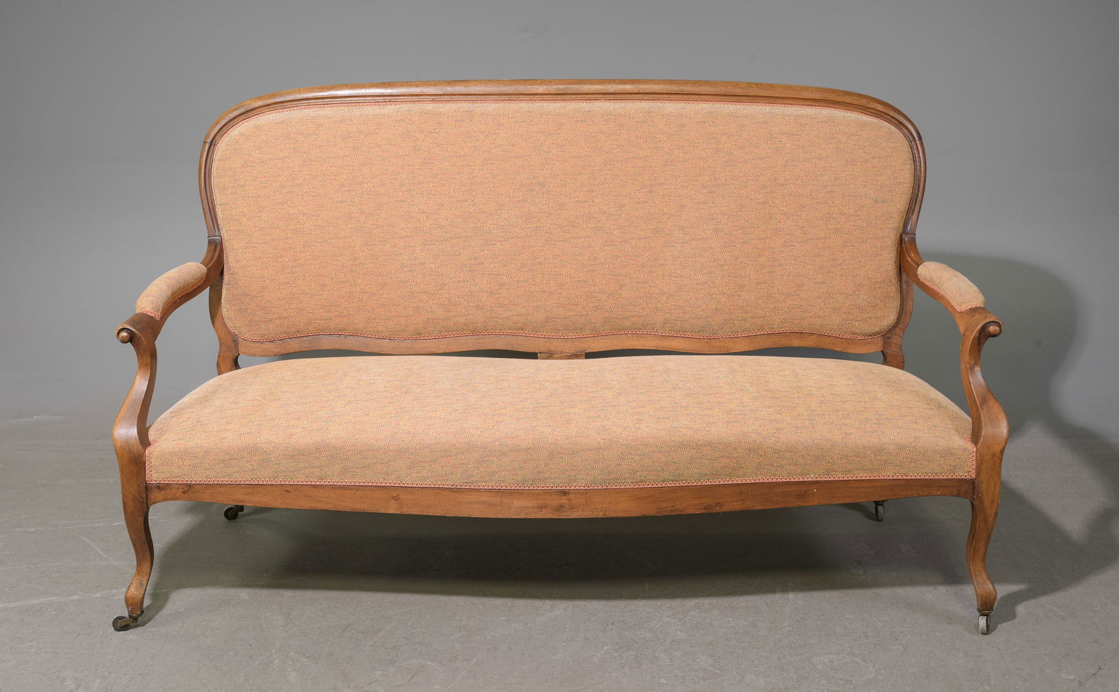 Louis Philippe Style Walnut Settee / Sofa (1 of 7)