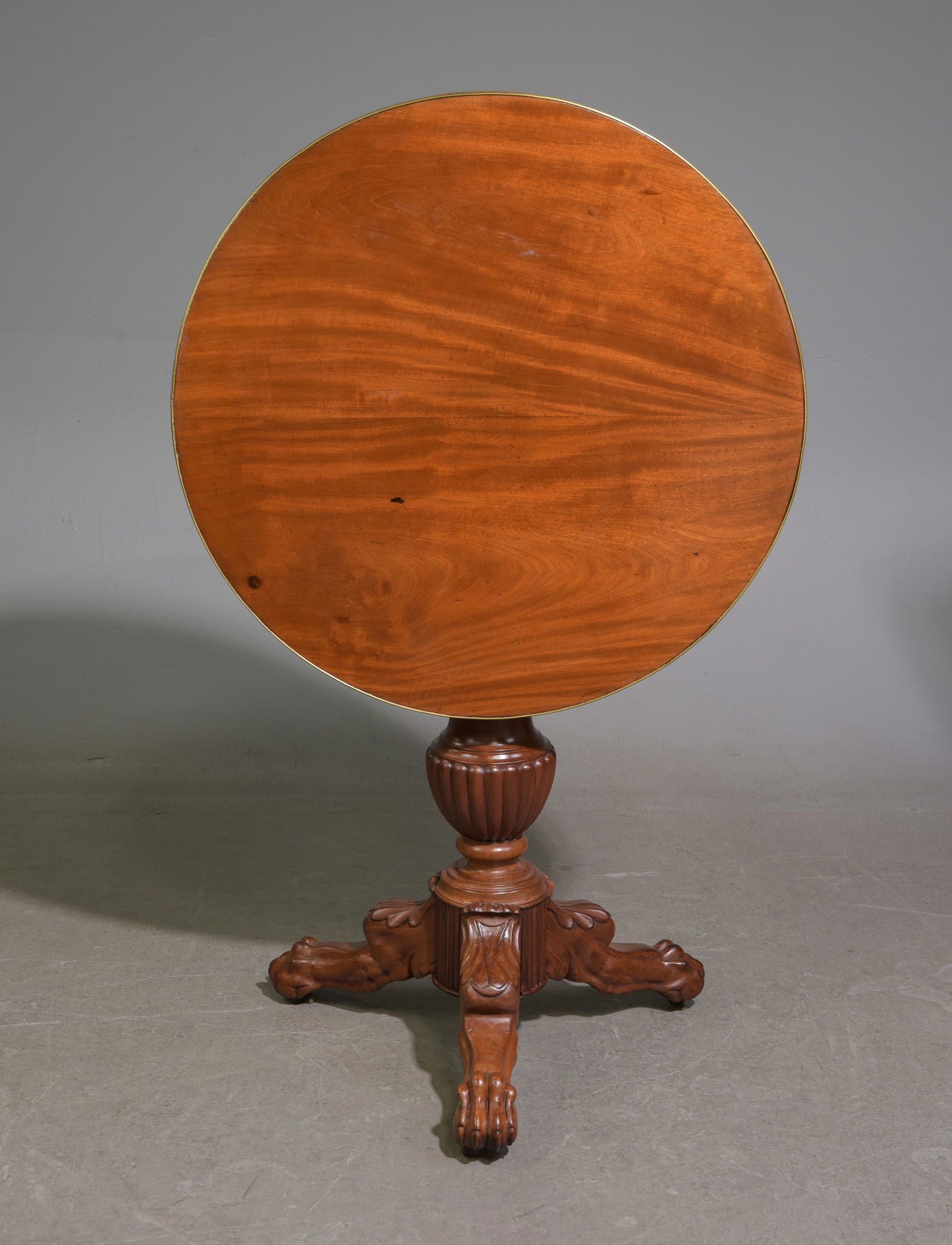 French Empire Style Tilt Top Walnut Table (1 of 5)