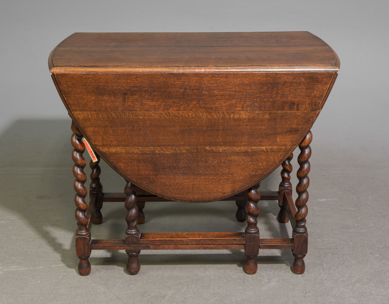 British Oak Barley Twist Drop Leaf Table #1 (1 of 3)