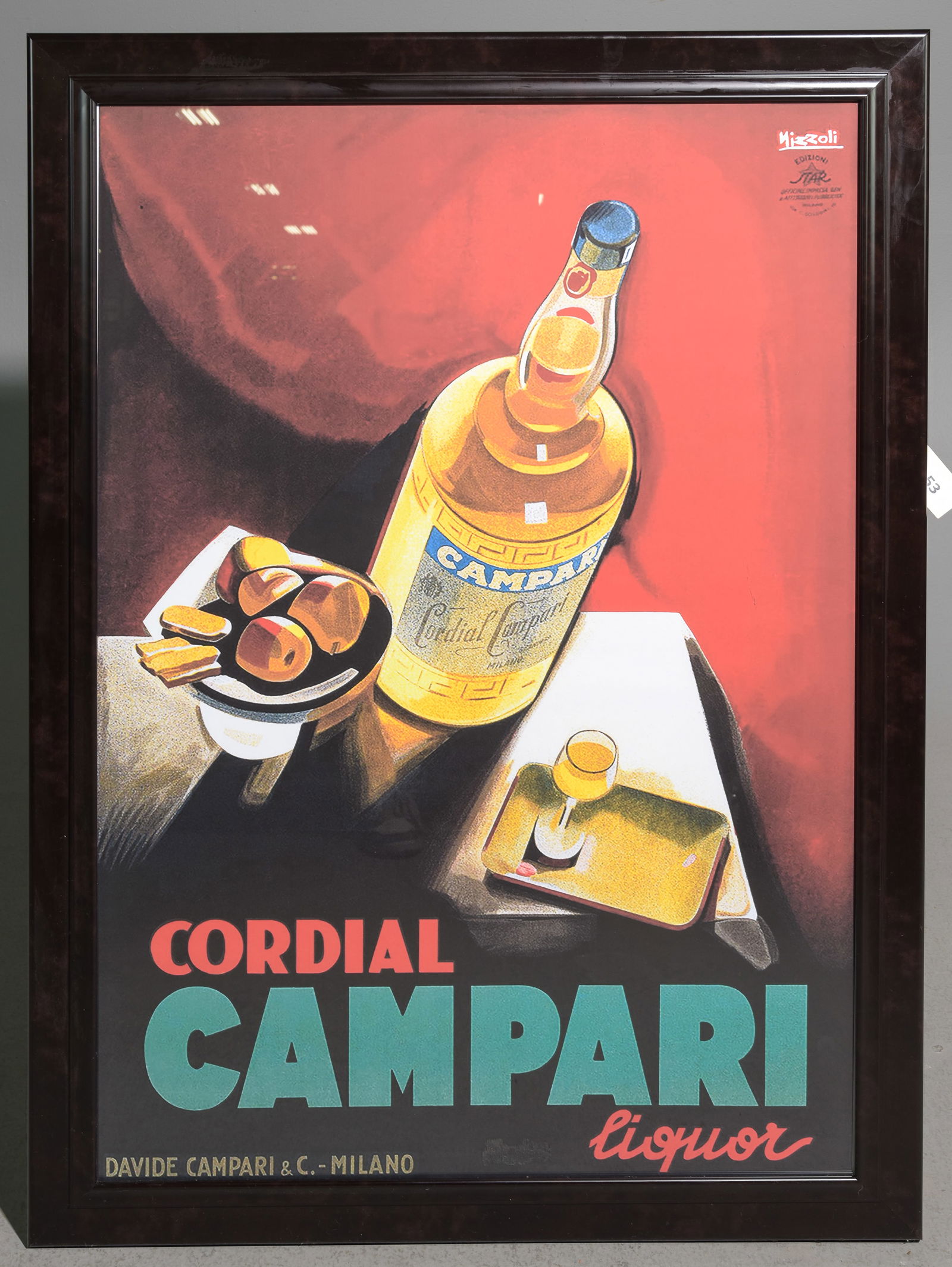 Framed "Cordial Campari" Poster (1 of 3)