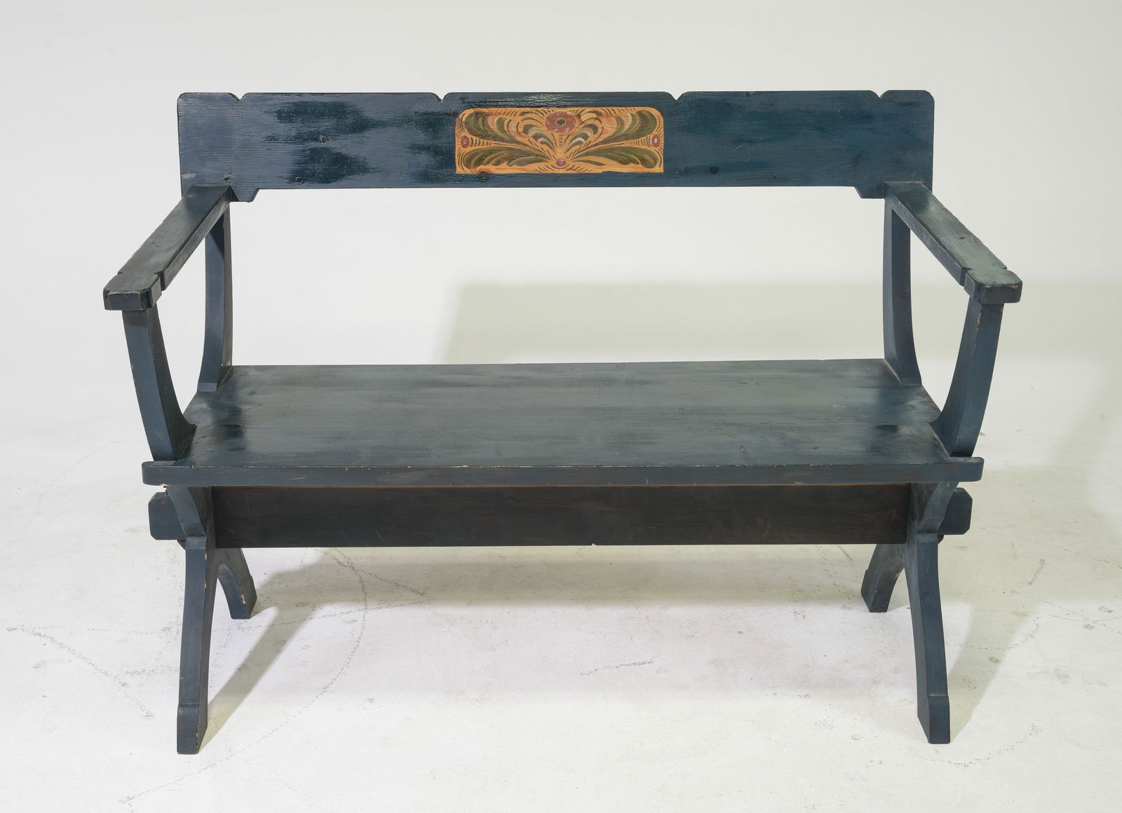 Swedish Hand Painted Bench (1 of 4)