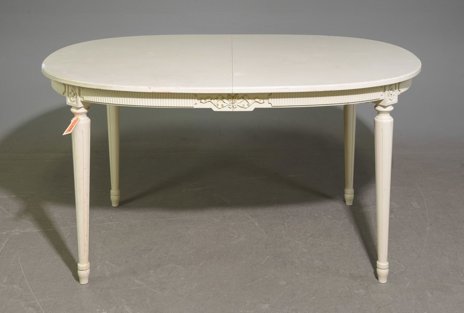 Swedish Painted Oval Dining Table (1 of 2)