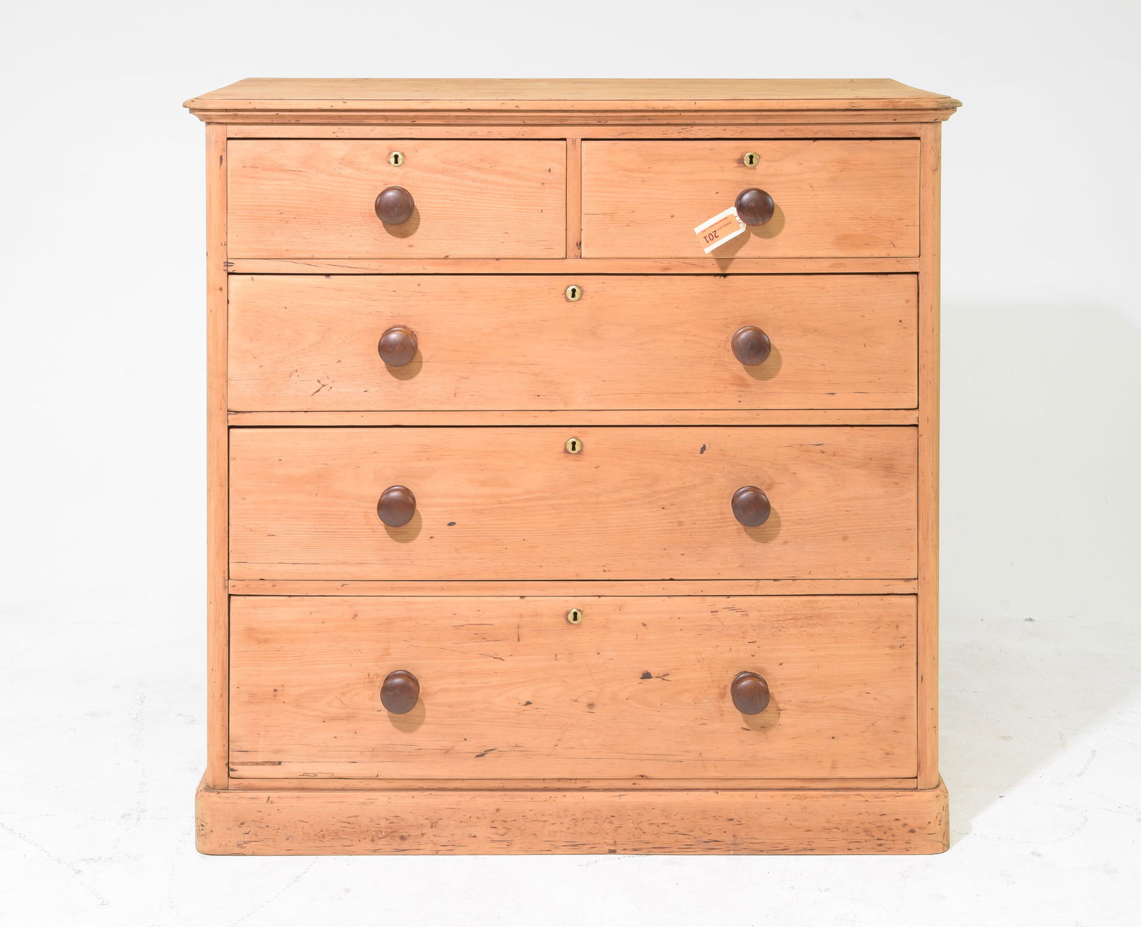 Danish Pine Five Drawer Chest (1 of 5)