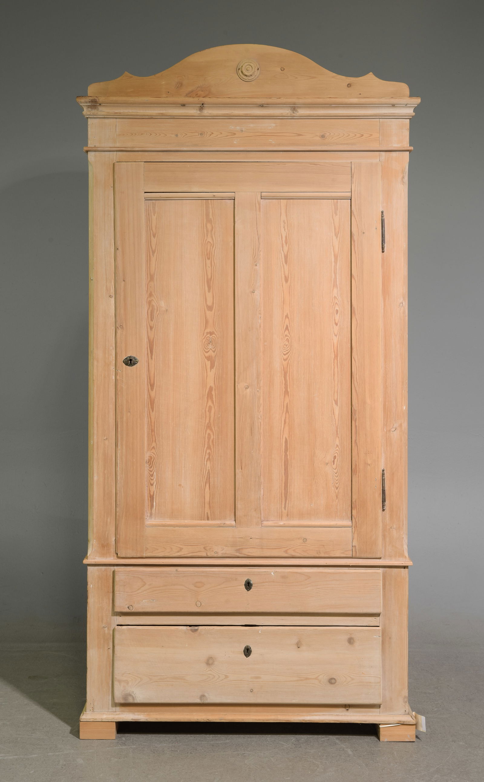Danish Pine Cabinet / Robe with Drawers (1 of 6)