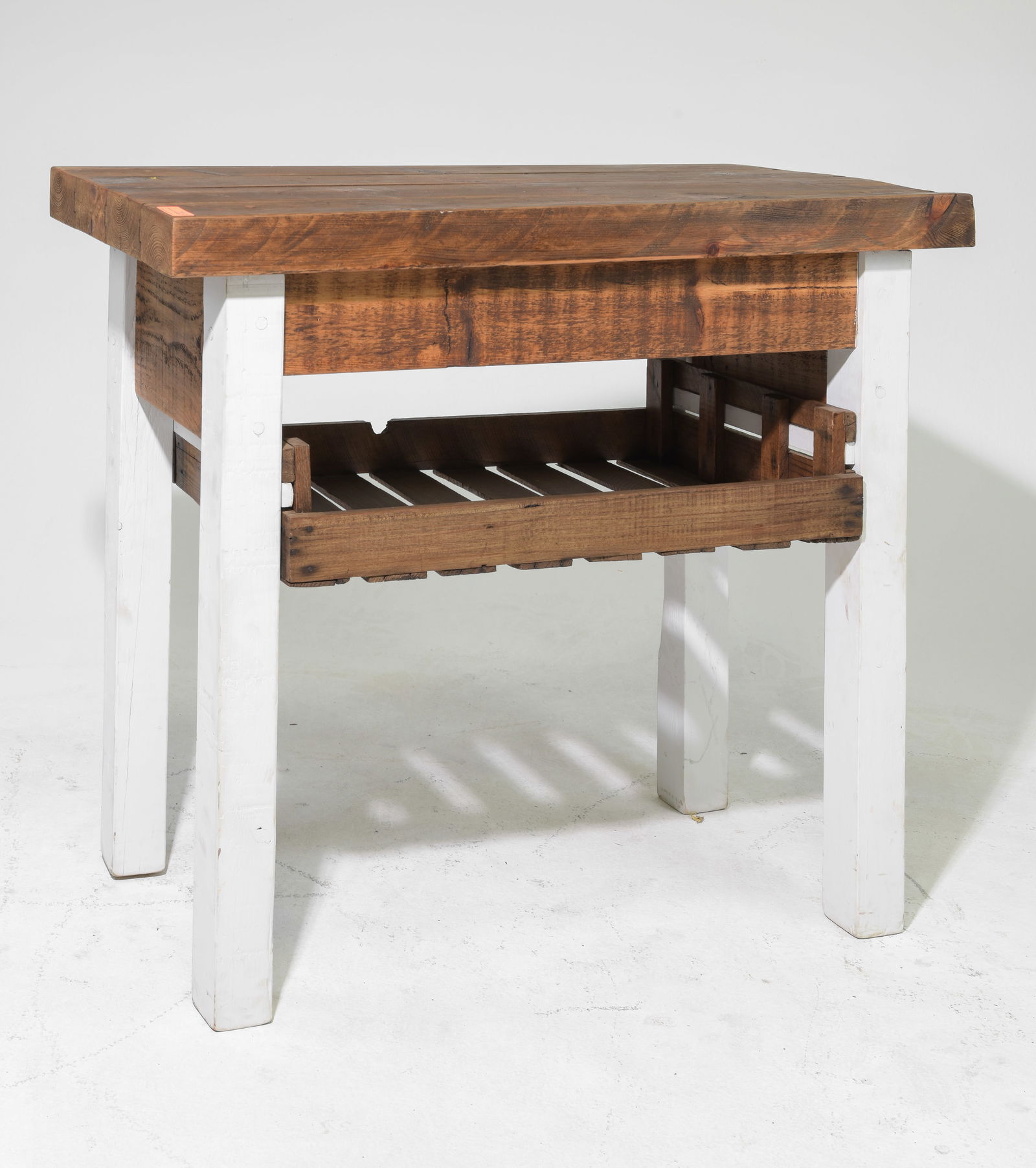 Painted Farmhouse Style Island / Table (1 of 5)