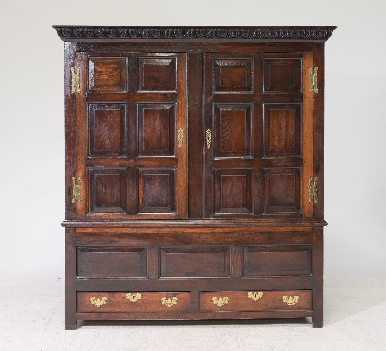 British Oak Livery Cupboard c.1890's-1920's (1 of 7)