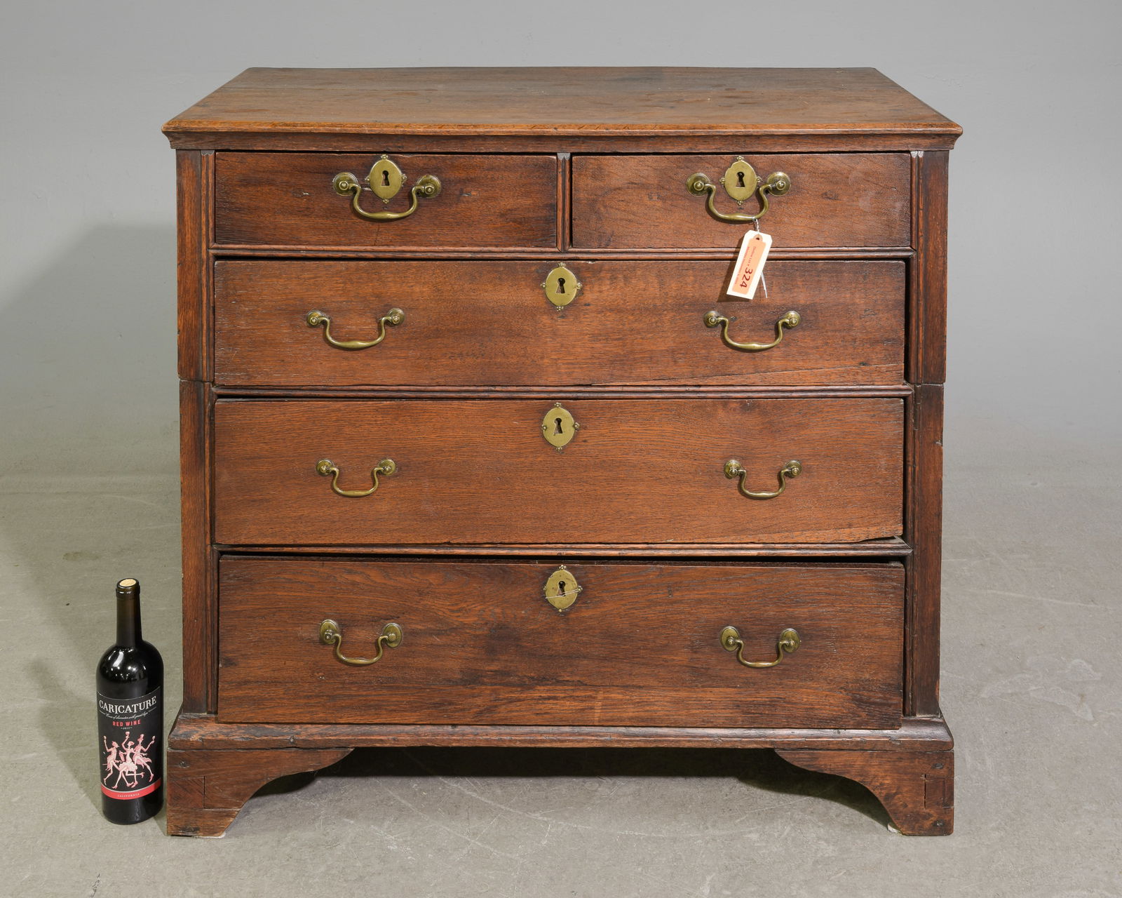 British Oak Five Drawer Chest c.1890's-1920's (1 of 5)