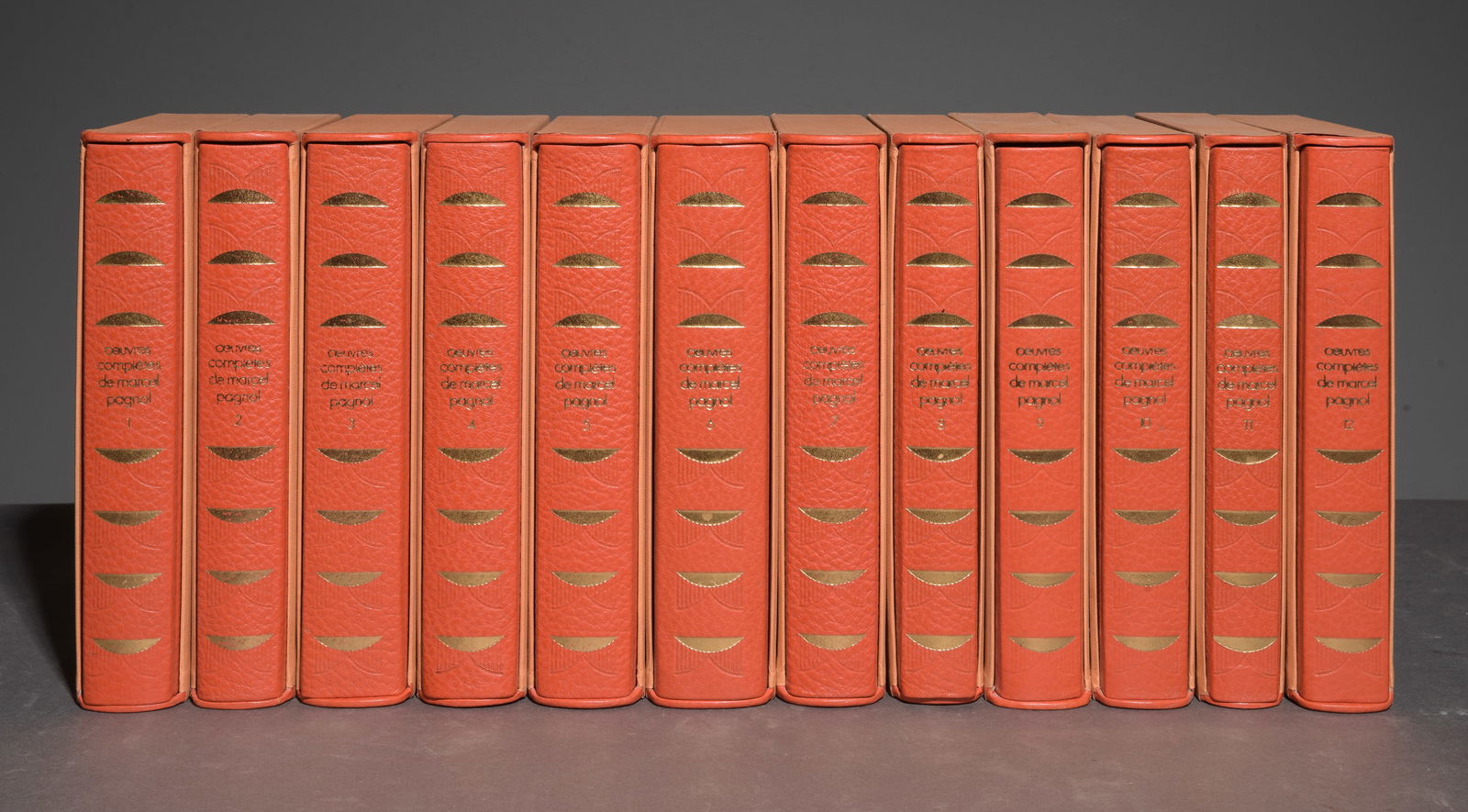 12 Assorted European Leather Bound Books (1 of 5)