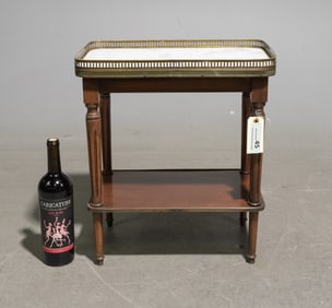 French Pair of Brown Leather Club Chairs