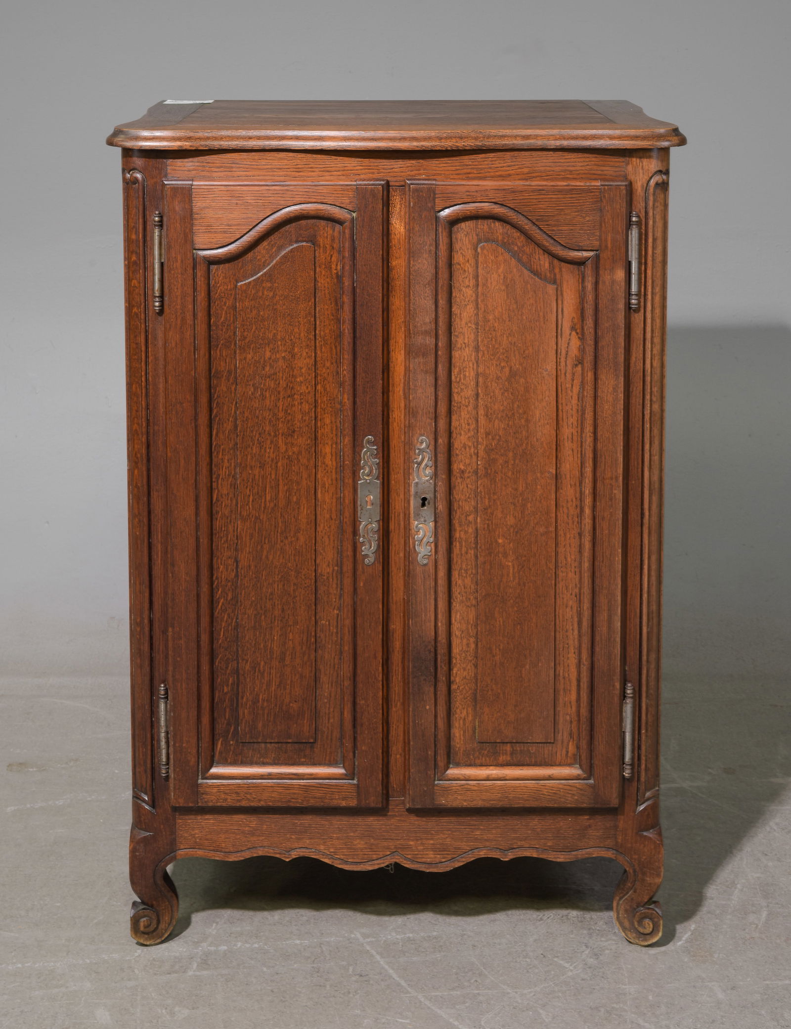 Louis XV Style Oak Two Door Cabinet (1 of 7)