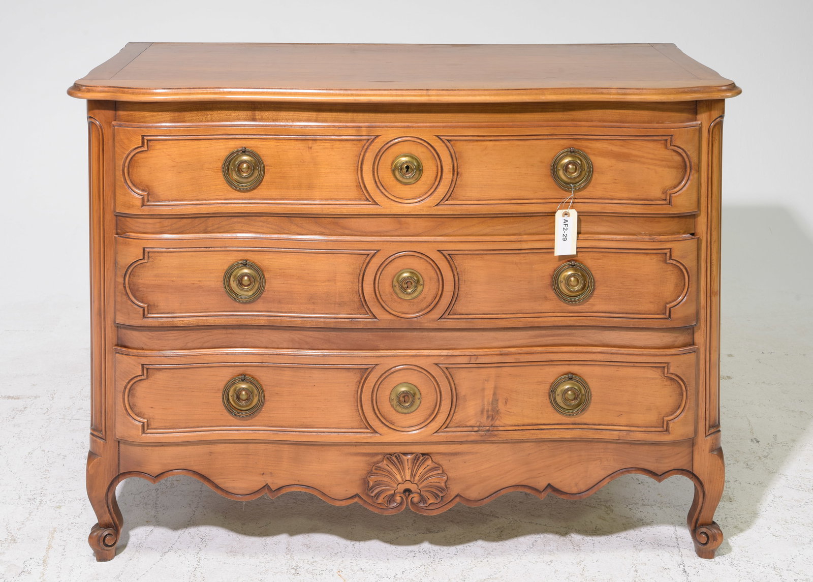 Louis XV Style Three Drawer Chest #2 (1 of 5)