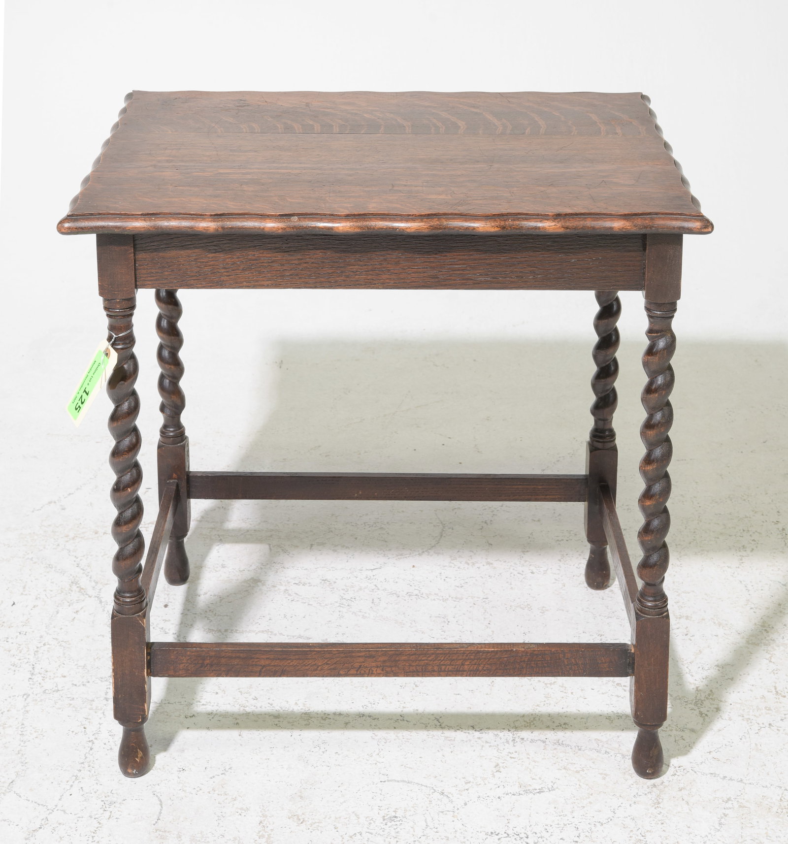 British Oak Barley Twist Side / Occasional Table (1 of 3)