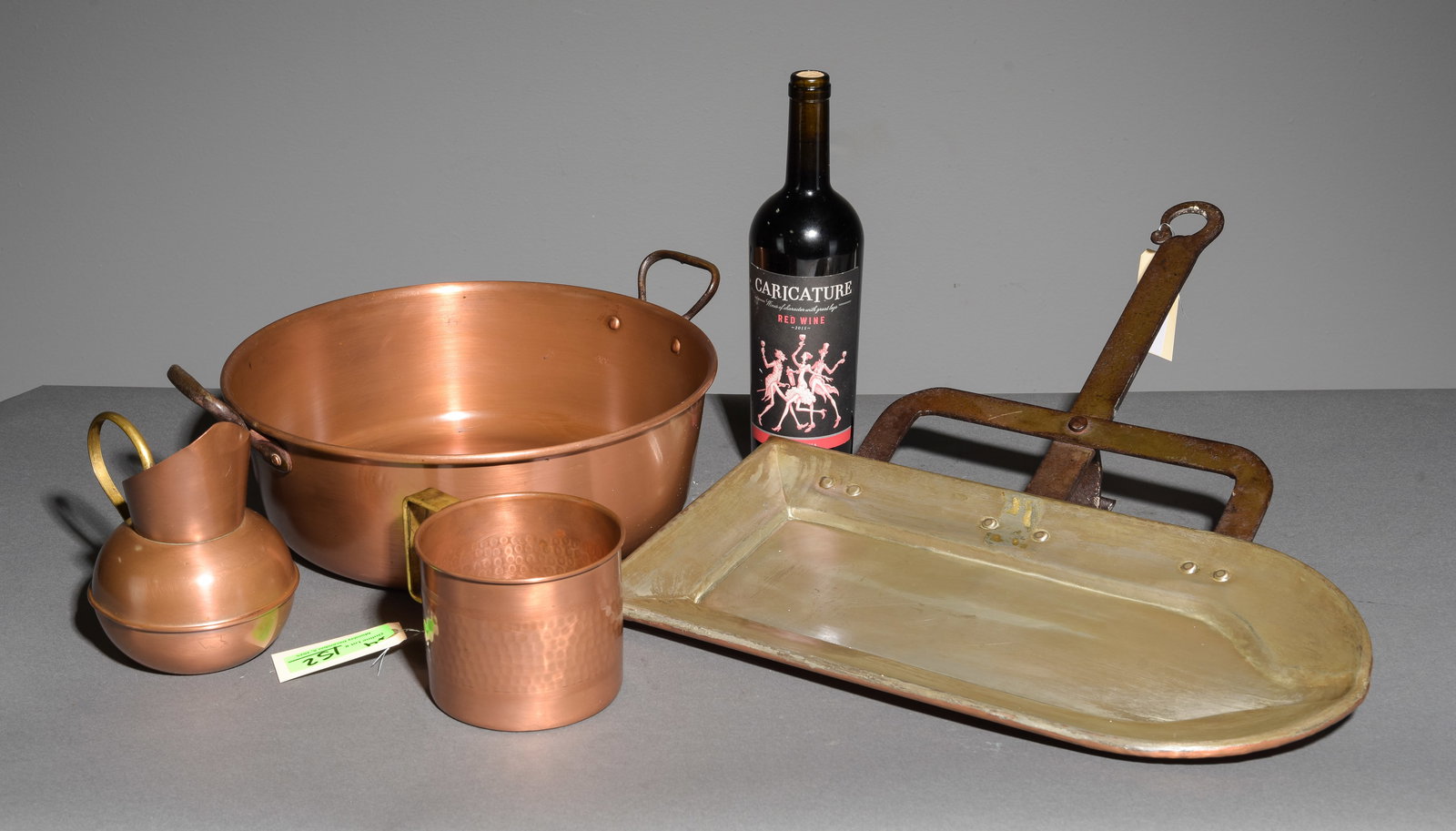 4pcs - French Copper Jam Pan, Cup, Etc. (1 of 4)