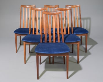 6 High Back Mid Century Dining Chairs - G-Plan Fresco