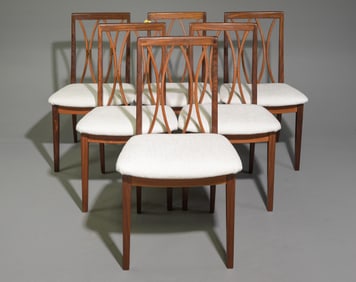 6 High Back Mid Century Dining Chairs - G-Plan Fresco