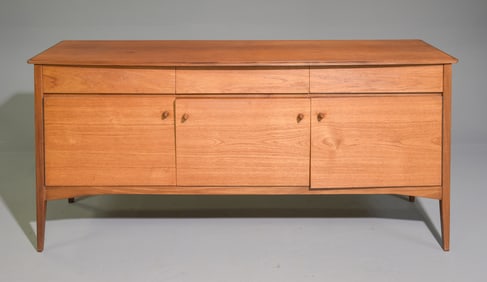 Mid Century Modern Drop Front Credenza / Sideboard