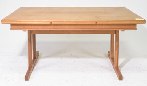 Danish Oak Draw Leaf Dining Table #2