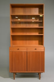 Scandinavian Modern Wall Unit / Cocktail Cabinet
