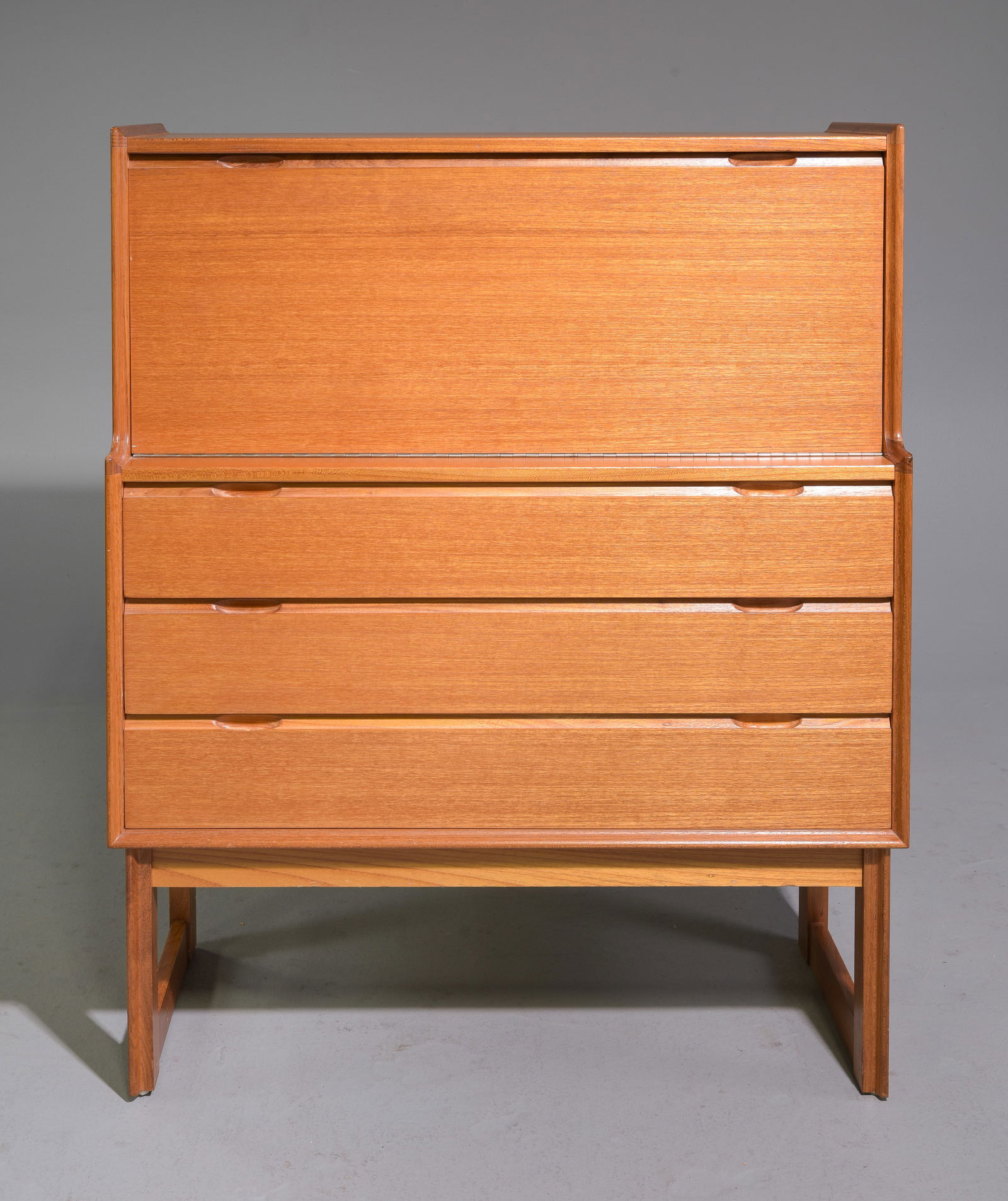 Mid Century Modern Drop Front Desk / Bureau #2 (1 of 6)