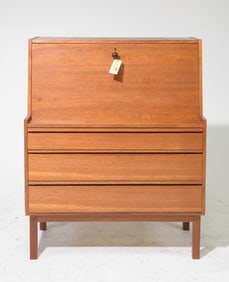 Mid Century Modern Drop Front Desk / Bureau #3