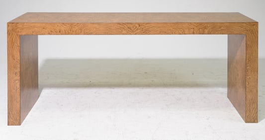 Modernist Walnut Veneer Console / Hall Table