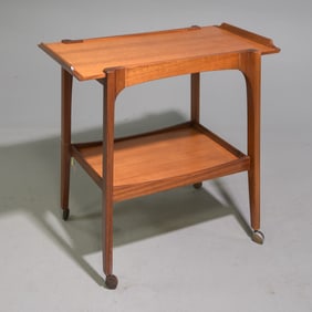Mid Century Modern Teak Trolley / Cart - Remploy