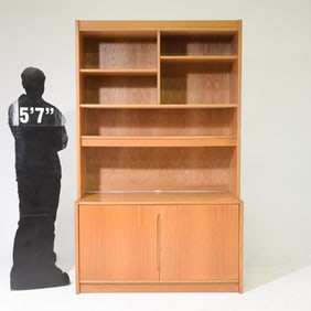 Danish Mid Century Modern Bookshelf / Wall Unit #1