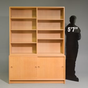 Danish Mid Century Modern Bookshelf / Wall Unit #2