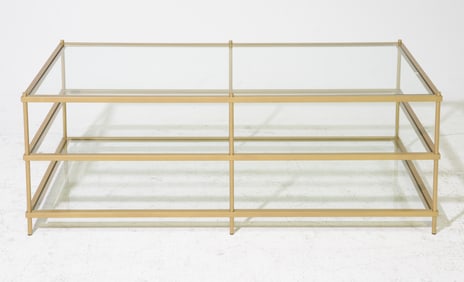 Hollywood Regency Style Cocktail / Coffee Table