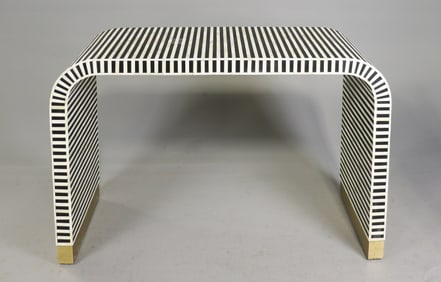 Bone Inlaid "Waterfall" Console / Hall Table #2