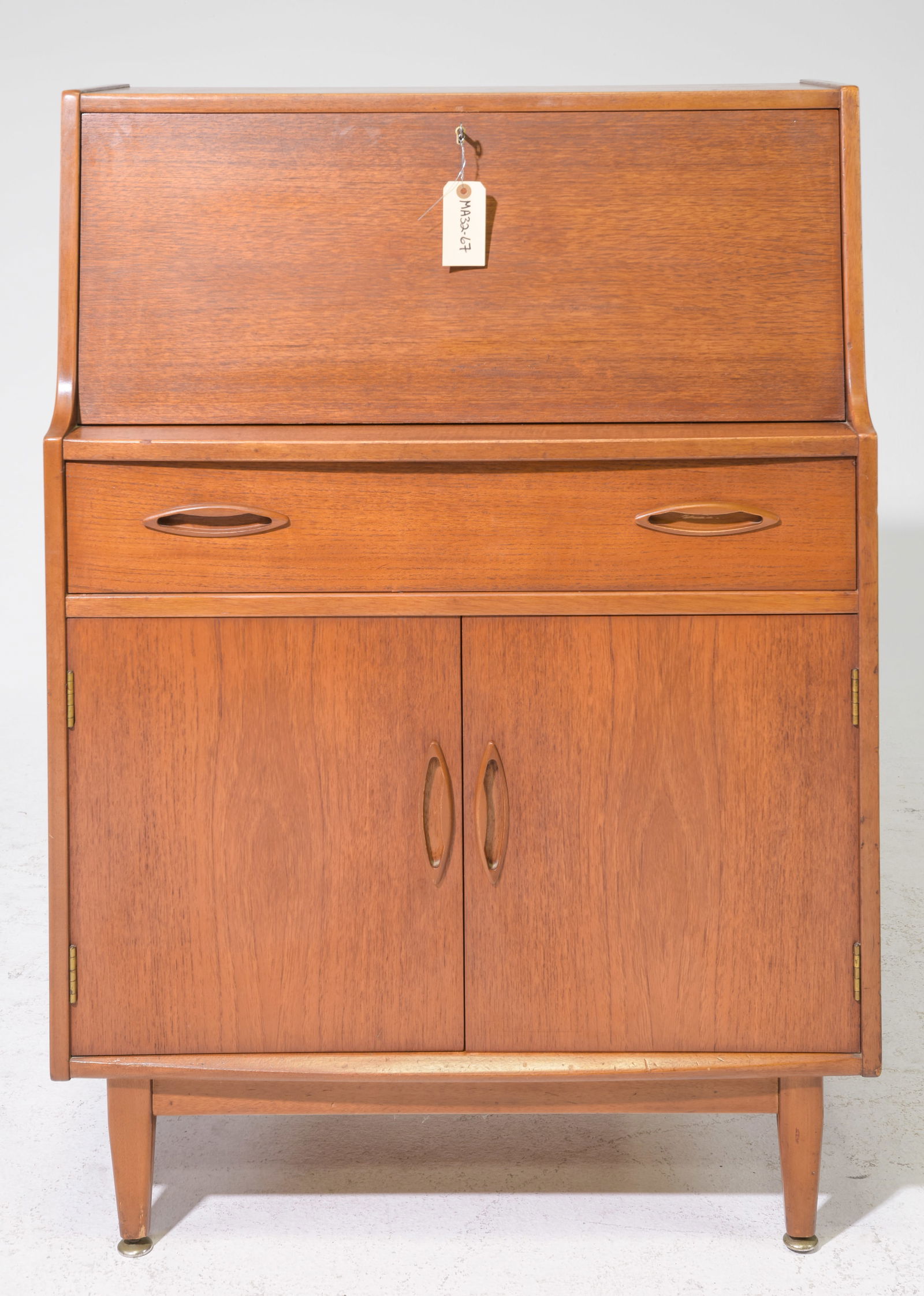 Mid Century Modern Drop Front Desk - Jentique #1 (1 of 7)