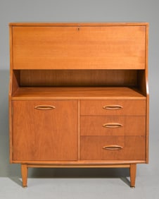 Mid Century Modern Drop Front Desk - Jentique #2