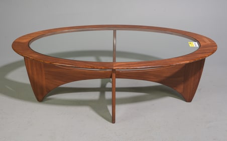 Mid Century Modern Oval Coffee Table - Gplan