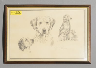 Joel H. Framed Golden Retriever Print