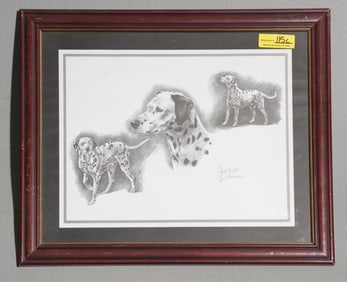 Joel H. Framed Dalmation Print