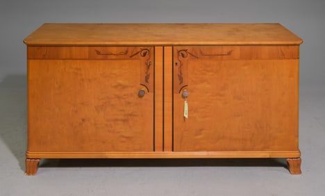 Art Deco Style Low Credenza / Sideboard