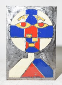 Metal Modern "Portrait" / Face Art